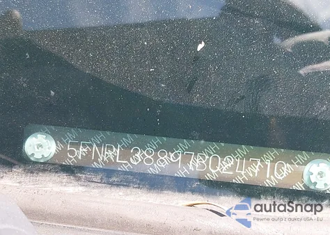 2007 Honda Odyssey Touring z USA, uszkodzony, nr VIN 5FNRL38897B024710